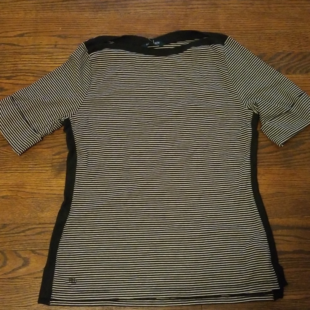 Cuffed short-sleeve shirt by Ralph Lauren